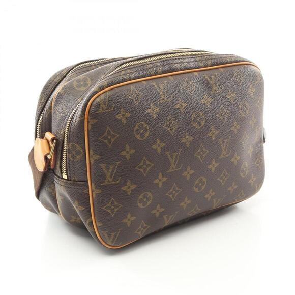 LOUIS VUITTON Brown Monogram Leather Shoulder Bag - Picture 3 of 10